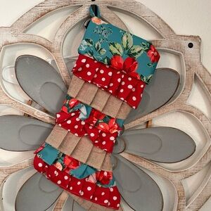 New Without tags - Rare - The Pioneer Woman Vintage Floral Christmas Stocking